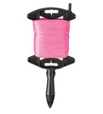 Empire Bobine de ficelle rose en nylon tressé No 18 avec dévidoir