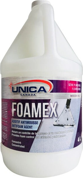 FOAMEX Additif antimousse concentré 4 L - Série planchers – Distribution  Pro-Expert Inc.